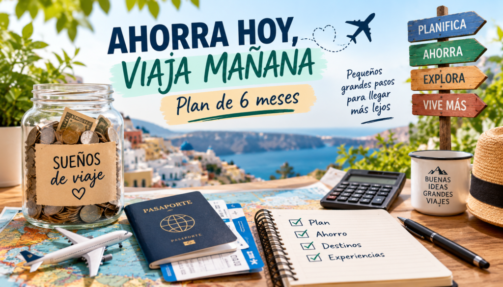 Plan de ahorro para viajar durante 6 meses